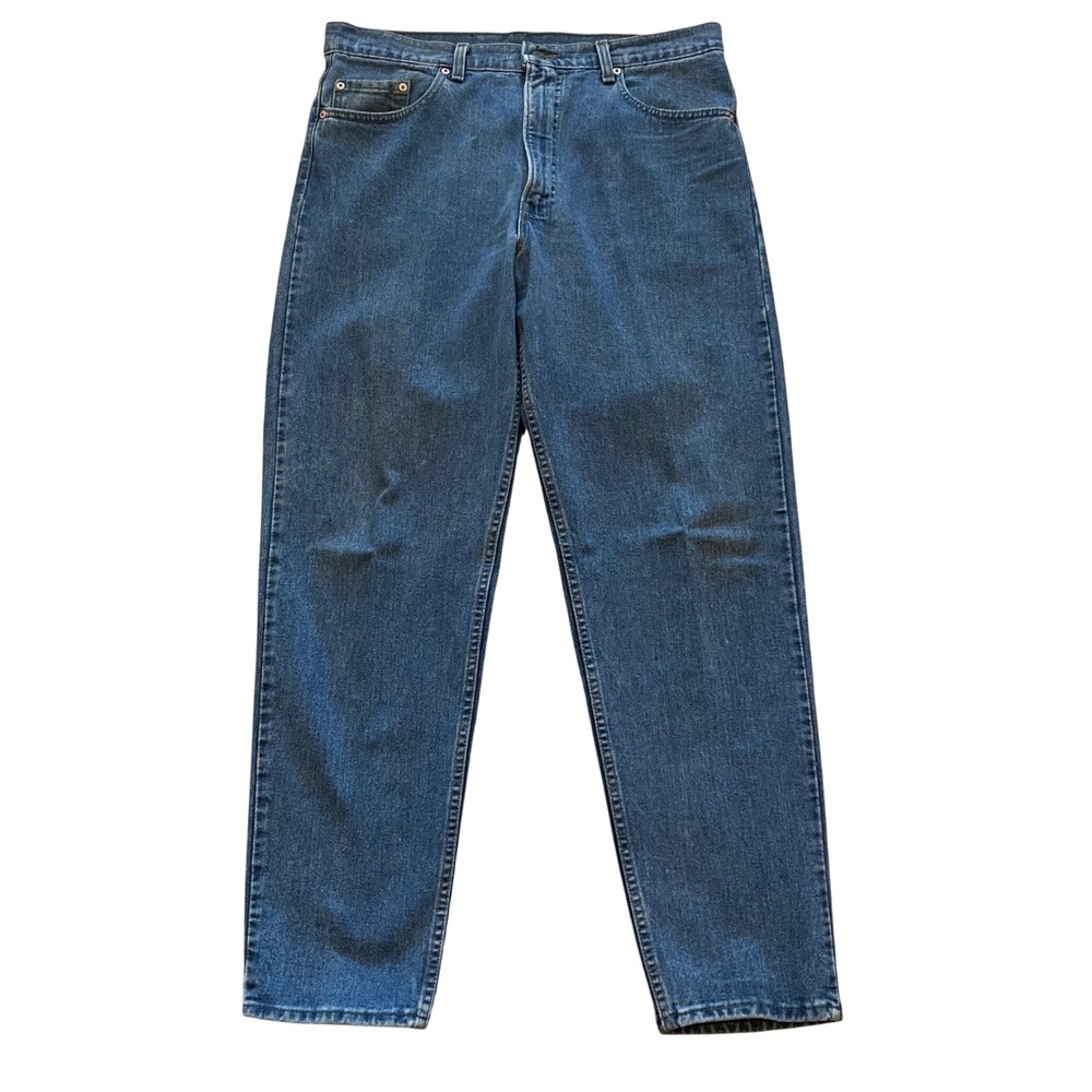 Vintage Levis 550 Relaxed Fit Tapered Leg Jeans Mens‎ 38x32 Med Wash Made in USA
